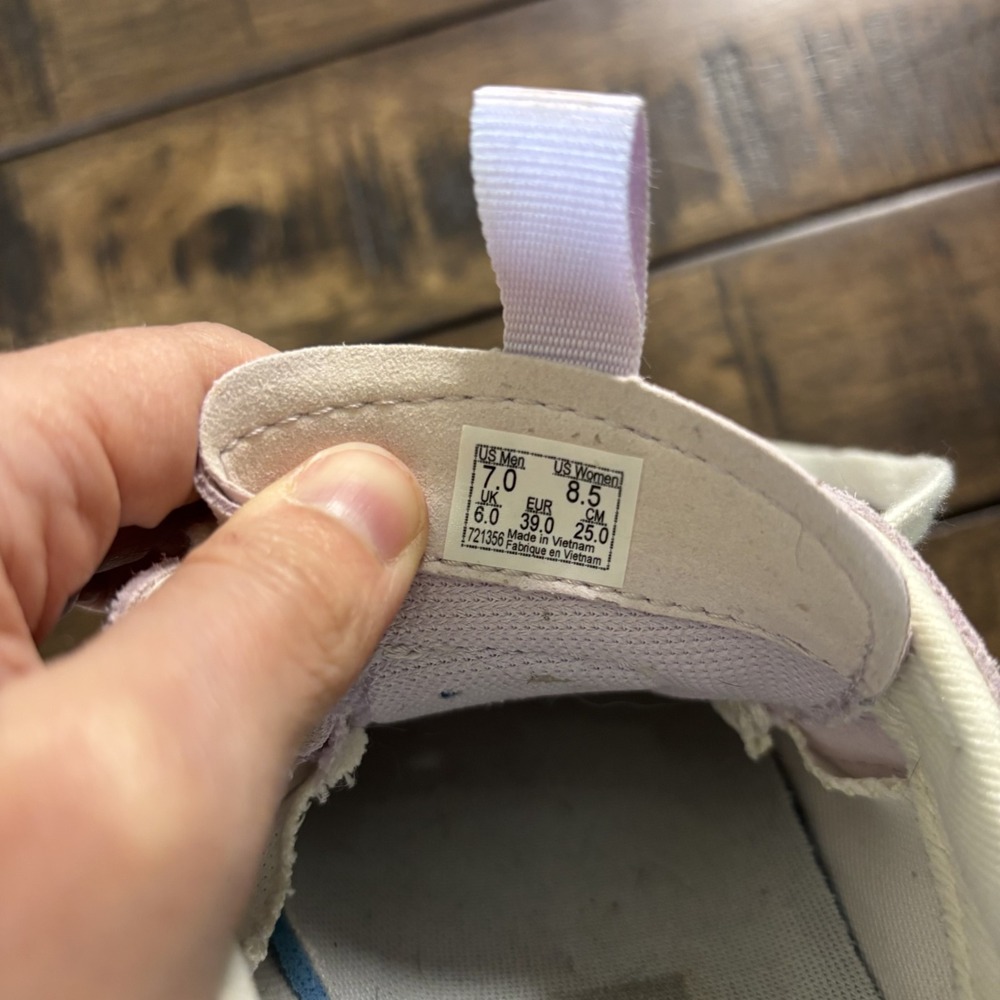 Vans UltraRange Exo SE Shoes Womens 8.5 Lilac Lace Up Skate Sneakers Casual - Picture 9 of 10